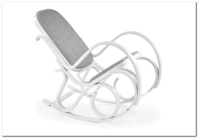 Кресло-качалка Halmar MAX BIS PLUS (белый)