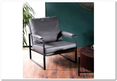 Кресло SIGNAL FOCUS Buffalo 06 (серый/черный)