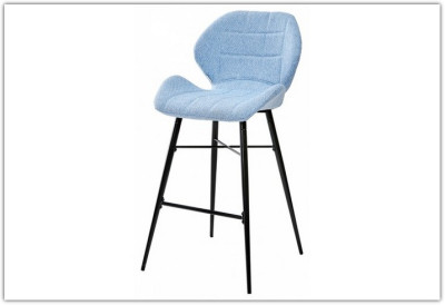 Барный стул MARCEL TRF-10 небесно-голубой ткань