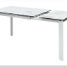 Стол CORNER 120 HIGH GLOSS STATUARIO керамика, стекло/ белый каркас, DISAUR заказать по цене 59 400 руб. в Перми
