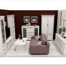 Шкаф-витрина Stylius (Стилиус) B169-REG1W2S BRW заказать по цене 34 400 руб. в Перми