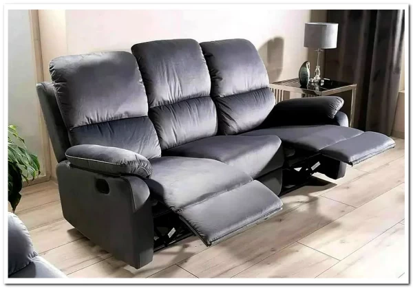 Диван-реклайнер Signal SPENCER 3 VELVET (серый) заказать по цене 92 497 руб. в Перми