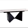 Стол обеденный Signal PETERSON Ceramic 160 раскладной (Statuario Venato белый/черный мат) заказать по цене 162 833 руб. в Перми
