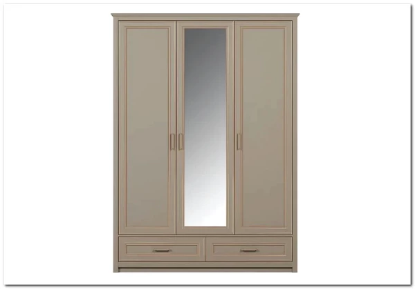 Шкаф с зеркалом Классик SZF2D1L2S глиняный серый БРВ заказать по цене 105 620 руб. в Перми