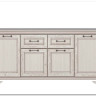 Тумба Stylius (Стилиус) B169-KOM4D2S BRW заказать по цене 39 880 руб. в Перми