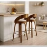 Стул барный Halmar H-110 (кремовый/ореховый) заказать по цене 17 259 руб. в Перми