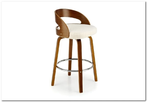 Стул барный Halmar H-110 (кремовый/ореховый) заказать по цене 17 259 руб. в Перми