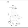 Стул кухонный SIGNAL AXO Brego 77 (оливковый/черный) заказать по цене 9 382 руб. в Перми
