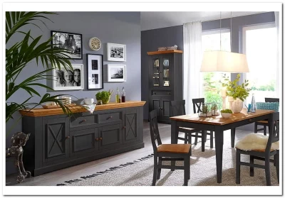 Комод Форест графит 4 двери 2 ящика