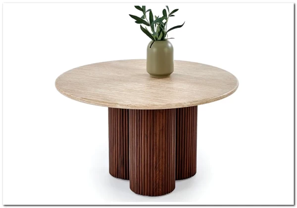 Стол журнальный Halmar DOROTEA (травертин/орех) заказать по цене 22 562 руб. в Перми Стол журнальный Halmar DOROTEA (травертин/орех) заказать по цене 22 562 руб. в Перми