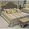 Купить Кровать с мягким изголовьем 180*200 Romantic R418-K02-AG-B01 с доставкой по России по цене производителя можно в магазине Другая Мебель в Перми