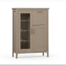 Тумба-витрина Classic глиняный серый KOM1W1D1B BRW заказать по цене 30 720 руб. в Перми