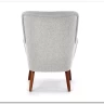 Кресло BISHOP  Halmar (светло-серый/орех) заказать по цене 41 016 руб. в Перми