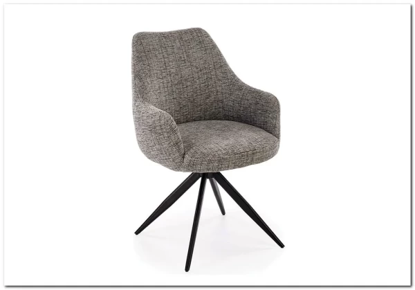 Стул кухонный Halmar K564 поворотный (серый/черный) заказать по цене 22 520 руб. в Перми