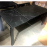 Стол CORNER 120 MATT BLACK MARBLE SOLID CERAMIC / BLACK, DISAUR заказать по цене 53 750 руб. в Перми