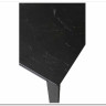Стол CORNER 120 MATT BLACK MARBLE SOLID CERAMIC / BLACK, DISAUR заказать по цене 53 750 руб. в Перми