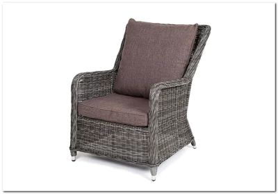 Гляссе кресло плетеное