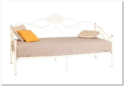 Кровать Federica (mod. AT-881) 90*200 см (Day bed), Белый (butter white)
