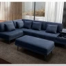 Модульный диван Милан-1 Soft Time с баром  и пуфом заказать по цене 227 920 руб. в Перми