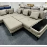 Модульный диван Милан-1 Soft Time с баром  и пуфом заказать по цене 227 920 руб. в Перми