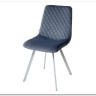 Стул DAIQUIRI BLUVEL-06 BLUE / белый каркас, велюр заказать по цене 4 050 руб. в Перми