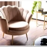 Диван SIGNAL CAMELLIA 2 Velvet Bluvel 28 (бежевый/золотой) заказать по цене 42 092 руб. в Перми