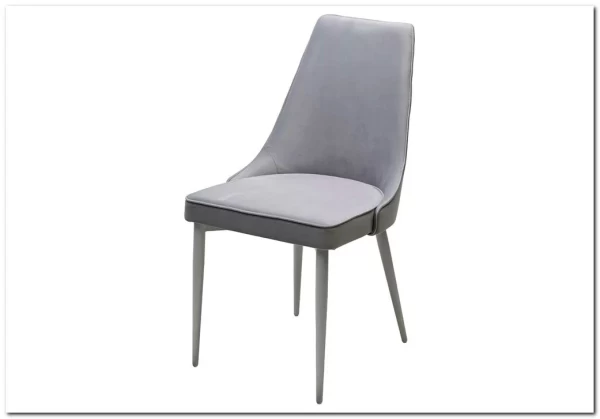 Стул NEPAL-P СВЕТЛО-СЕРЫЙ BM-4, велюр/ белый каркас заказать по цене 7 100 руб. в Перми