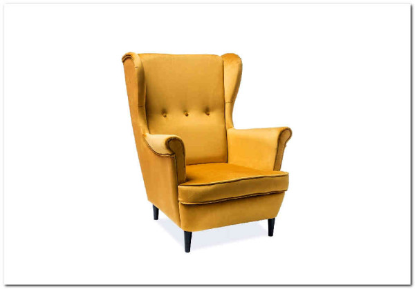 Кресло LORD Velvet Bluvel 68  Signal (карри) заказать по цене 47 484 руб. в Перми