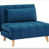 Диван BILLY VELVET TAP.188  Signal (синий/бук) заказать по цене 50 786 руб. в Перми