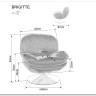 Кресло SIGNAL BRIGITTE Brego 68 карри/хром заказать по цене 41 646 руб. в Перми