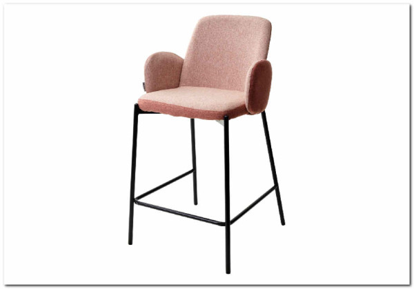 Полубарный стул NYX (H=65cm) VF109 розовый / VF110 брусничный заказать по цене 9 225 руб. в Перми