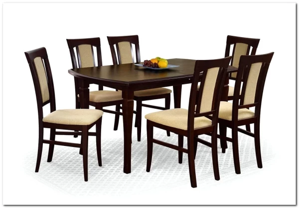 Стол обеденный Halmar FRYDERYK 160/240 раскладной (темный орех) заказать по цене 51 801 руб. в Перми