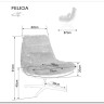 Кресло SIGNAL FELICIA Raven 44 корица/бежевый/черный мат заказать по цене 39 807 руб. в Перми