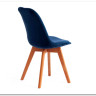 Стул TULIP SOFT (mod. 74) синий (HLR 63)/натуральный заказать по цене 5 390 руб. в Перми