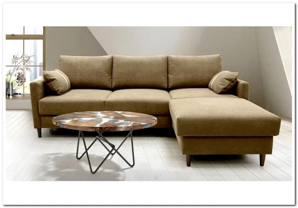 Угловой диван Даллас 2 с оттоманкой Soft Time заказать по цене 134 200 руб. в Перми