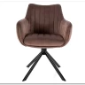 Стул кухонный Signal AZALIA Velvet Bluvel 38 поворотный (капучино/черный) заказать по цене 20 033 руб. в Перми