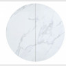 Стол TRENTO 120 HIGH GLOSS STATUARIO Белый мрамор глянцевый, керамика/ белый каркас заказать по цене 73 620 руб. в Перми