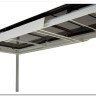 Стол CREMONA 140 HIGH GLOSS STATUARIO Белый мрамор глянцевый керамика/ белый каркас заказать по цене 74 610 руб. в Перми