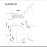 Стул кухонный Signal GLIS II (бежевый) заказать по цене 8 038 руб. в Перми