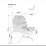 Кресло SIGNAL GISELLE античный розовый/бежевый/черный мат заказать по цене 42 142 руб. в Перми
