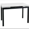 Стол обеденный Signal GD017 110 раскладной (белый мрамор/черный мат) заказать по цене 30 122 руб. в Перми