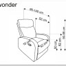 Кресло раскладное Halmar WONDER (бежевый) заказать по цене 45 905 руб. в Перми