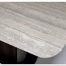 Стол DAGFINN 160 IVORY TRAVERTINE SOLID CERAMIC / Кофе / Орех, ®DISAUR заказать по цене 95 600 руб. в Перми