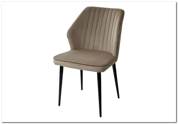 Стул SEATTLE-V ЛАТТЕ 25, велюр / черный каркас заказать по цене 6 888 руб. в Перми