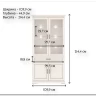 Витрина Florencia  REG2W2D1S персидский жемчуг BRW заказать по цене 46 902 руб. в Перми