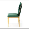 Стул кухонный K436  Halmar (темно-зеленый/золотой) заказать по цене 17 774 руб. в Перми