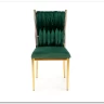 Стул кухонный K436  Halmar (темно-зеленый/золотой) заказать по цене 17 774 руб. в Перми