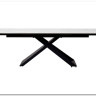 Стол LIVORNO 180 MATT WHITE MARBLE SOLID CERAMIC / BLACK заказать по цене 88 950 руб. в Перми