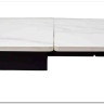 Стол LIVORNO 180 MATT WHITE MARBLE SOLID CERAMIC / BLACK заказать по цене 88 950 руб. в Перми