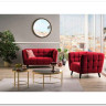 Диван CASTELLO 2 Velvet Bluvel 19  Signal (черный) заказать по цене 84 495 руб. в Перми
